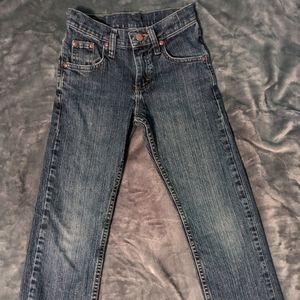Like new condition Boys size 8 Lee dark wash, great quality denim jeans.